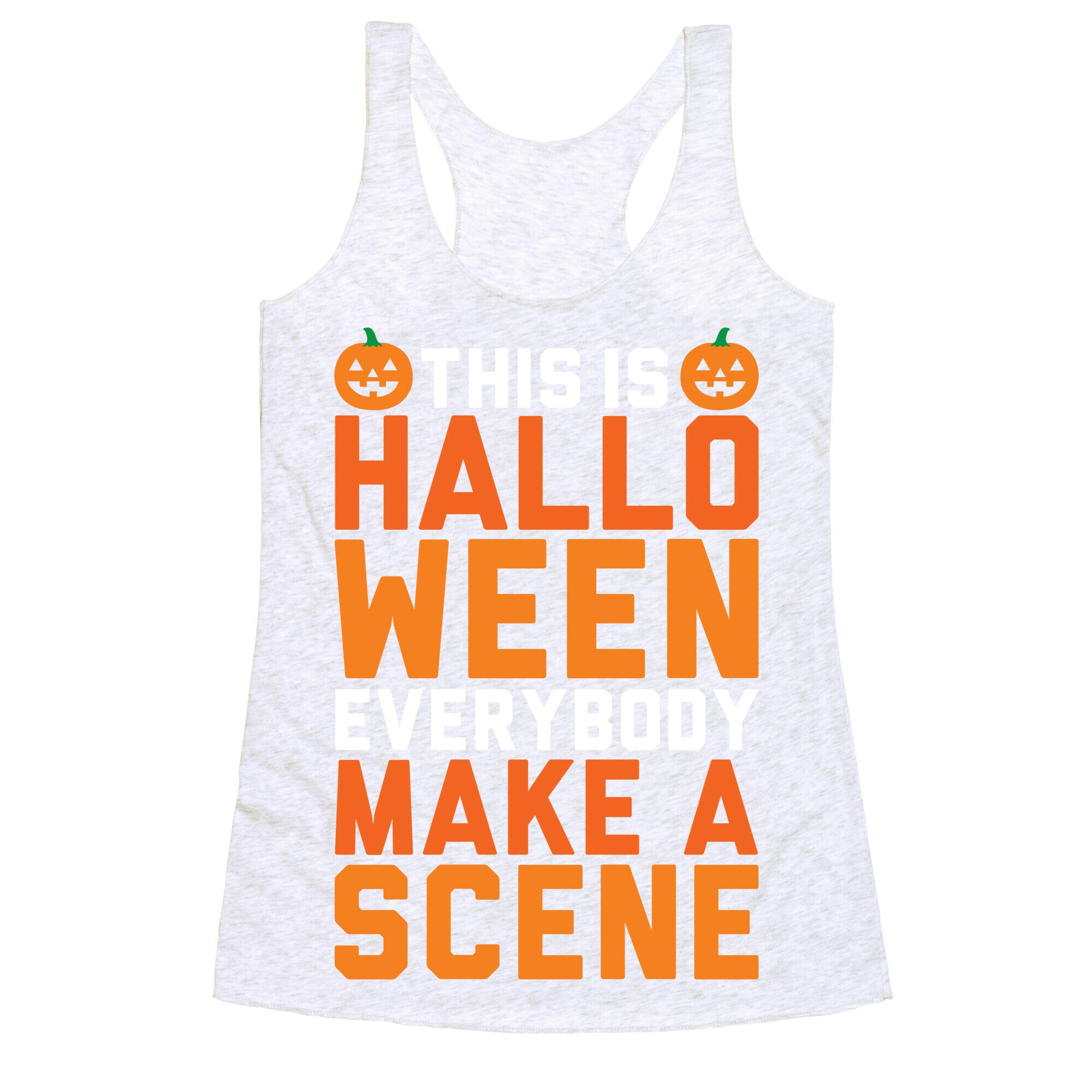 This Is Halloween Racerback Tank